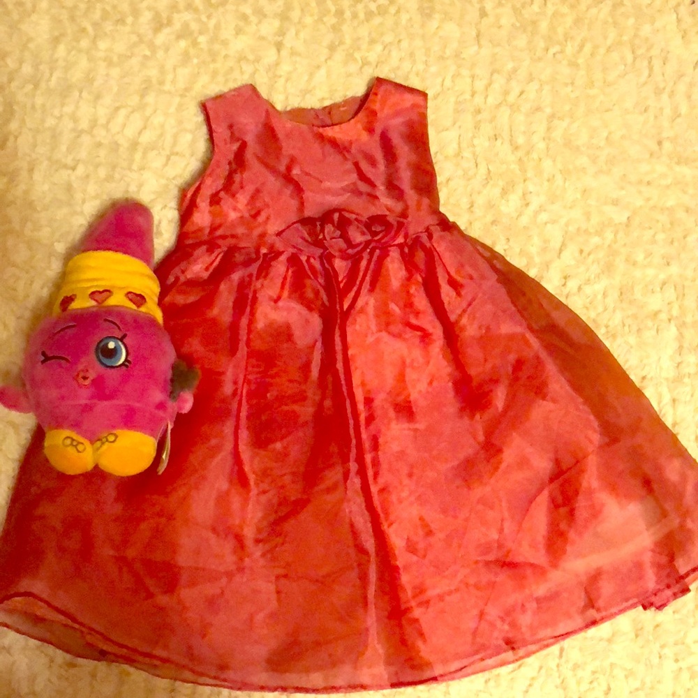 Pink Sheer formal Dress